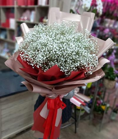 Букет цветов из: Гипсофила в Нестеровском