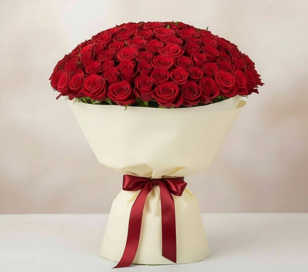 Букет 101 Красная роза Милано в Нестеровском