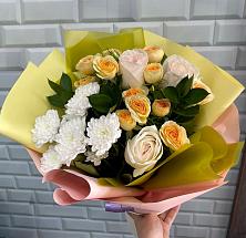 Букет цветов из:  Розы и Хризантемы #REPLACE_PRED# Нестеровском