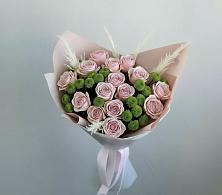 Букет цветов из:  Розы и Хризантемы в Нестеровском