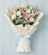 Букет цветов из:  Лилии в Нестеровском