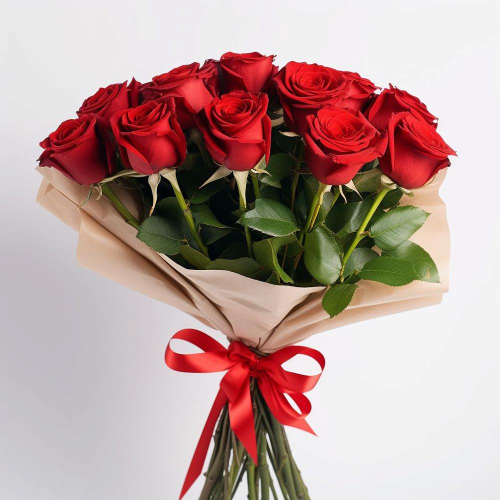 Букет 11 Красных роз Эдлесс Лав в Нестеровском