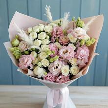 Букет цветов из:  Альстромерии и Розы #REPLACE_PRED# Нестеровском